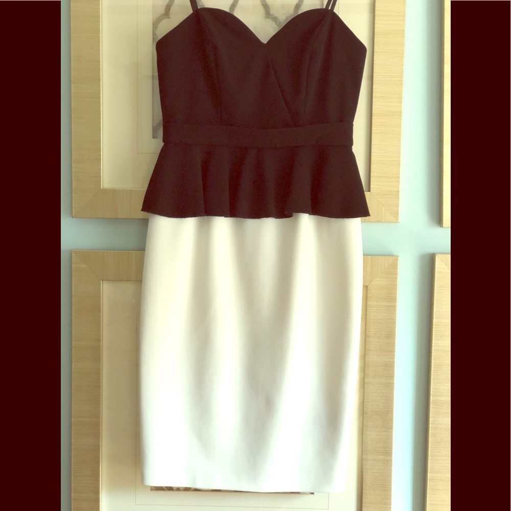 Stunning Jill Stuart Strapless Peplum Dress